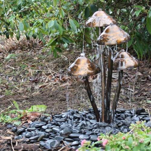Mushroom-Garden-Water-Feature-with-Warm-White-LEDs-0