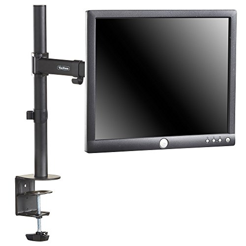 VonHaus-Single-Arm-LCD-LED-Monitor-Desk-Mount-Bracket-for-13-27-Screens-with-45-Tilt-360-Rotation-180-Pull-Out-Swivel-Arm-Max-VESA-100x100-Free-2-Year-Warranty-0-1