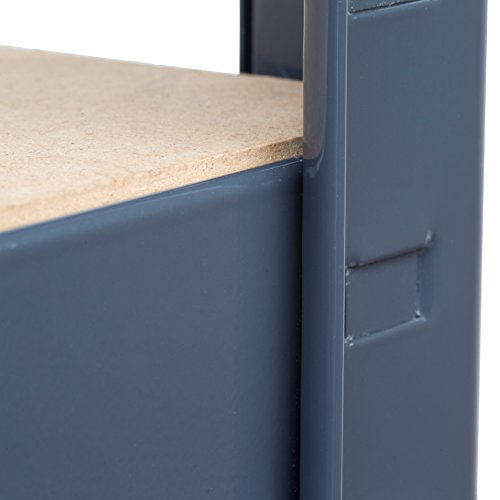 Pack-of-3-Extra-Deep-STORALEX-Garage-Shelving-Racking-Units--UKs-Bestselling-Garage-Storage-Shelves-600mm-Deep-Version-200kg-Per-Shelf-Evenly-Distributed-5-Tier-Shelf-Unit-Metal-MDF-Boltless-Assembly--0-0