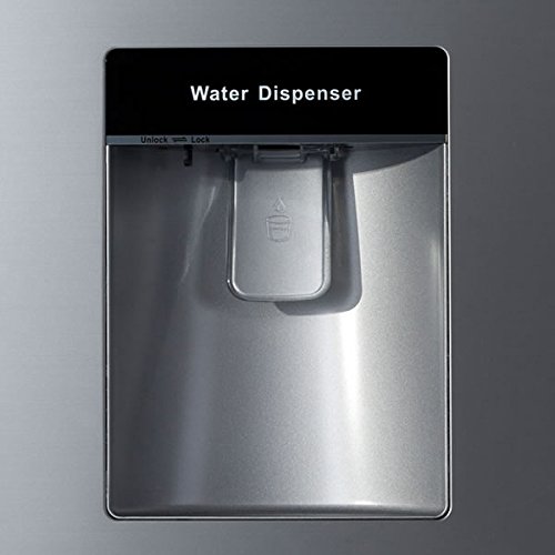 Hisense-RB320D4WG1-Freestanding-Fridge-Freezer-With-Water-Dispenser-Silver-0-2