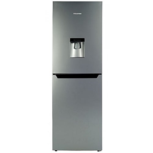 Hisense-RB320D4WG1-Freestanding-Fridge-Freezer-With-Water-Dispenser-Silver-0