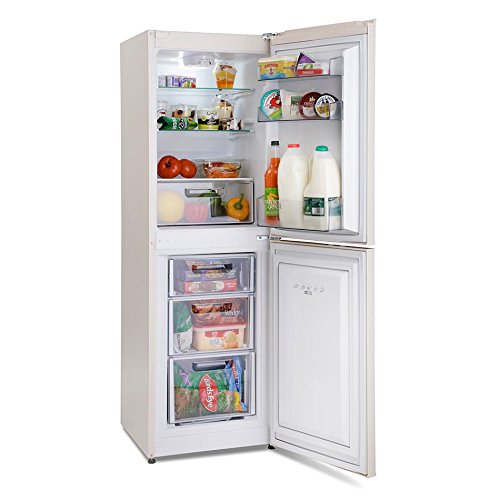 Montpellier-MAB148R-Retro-Style-50-50-Freestanding-Fridge-Freezer-Red-0-2