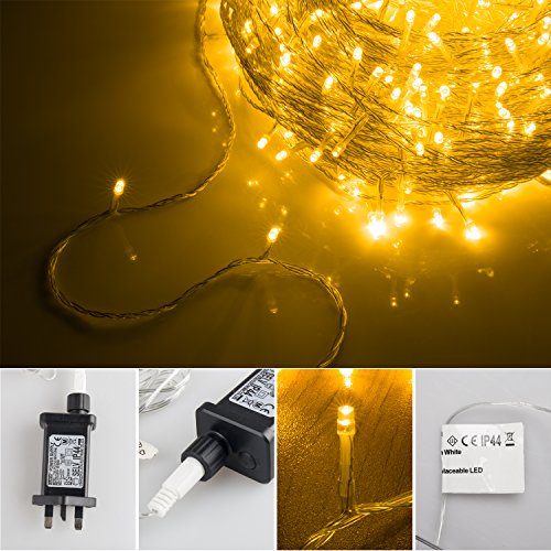 Quntis-LED-String-Light-Waterproof-8-Multi-Function-Indoor-String-Fairy-Lights-Ideal-for-Garden-Outdoor-Camping-Wedding-Christmas-Tree-Birthday-Party-Valentines-Day-0-2