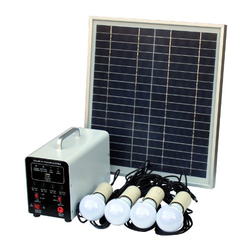 15W-Off-Grid-Solar-Lighting-System-with-4-LED-Lights-Solar-Panel-Battery-and-Cables-Complete-Solar-Lighting-Kit-0