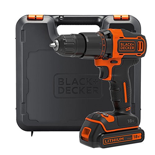 BLACKDECKER-18V-Cordless-2-Gear-Hammer-Drill-with-Kitbox-and-15Ah-Lithium-Ion-Battery-0-0
