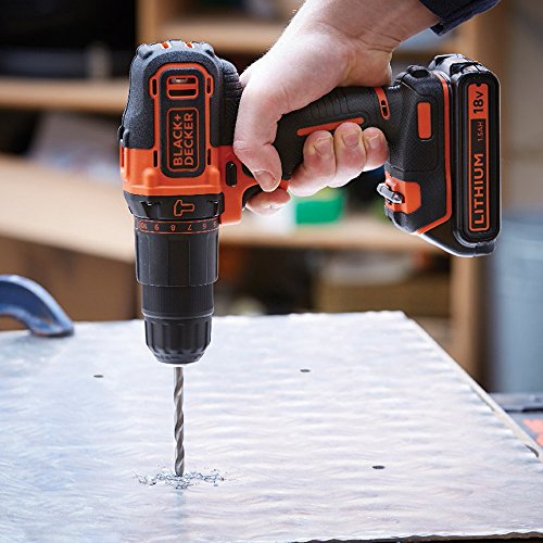 BLACKDECKER-18V-Cordless-2-Gear-Hammer-Drill-with-Kitbox-and-15Ah-Lithium-Ion-Battery-0-3