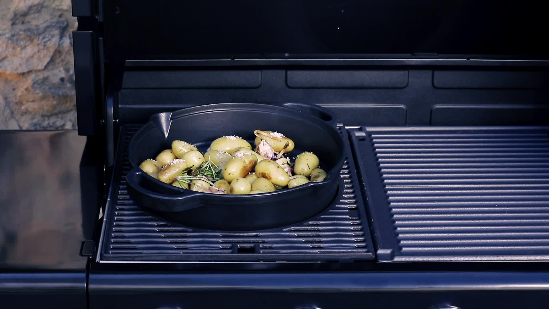 Campingaz-Gas-BBQ-3-Series-Premium-S-Barbecue-Gas-Grill-with-3-Stainless-Steel-Burners-102-kW-Side-Burner-Lid-Thermometer-InstaClean-Aqua-Culinary-Modular-System-Outdoor-Kitchen-2021-model-0-5