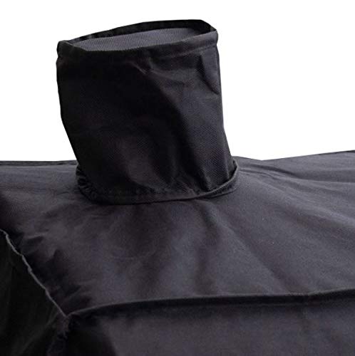 CosmoGrill-Barbecue-DUO-Gas-Grill-Charcoal-Smoker-Portable-BBQ-Black-With-Cover-0-2