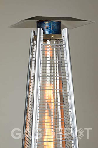 Gasdepot-Real-Flame-Outdoor-Pyramid-Patio-Heater-13KW-Stainless-Steel-0-1