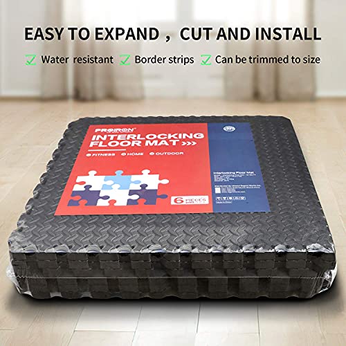 PROIRON-Extra-Thick-Interlocking-Exercise-Mat-2cm-Floor-Protection-6-Pcs-24-Sq-ft-Large-Gym-Floor-EVA-Foam-Mats-Tiles-60x60-cm-24-x-24-for-Exercise-Fitness-Outdoor-Floor-Covering-Rubber-Floor-Mats-for-0-7